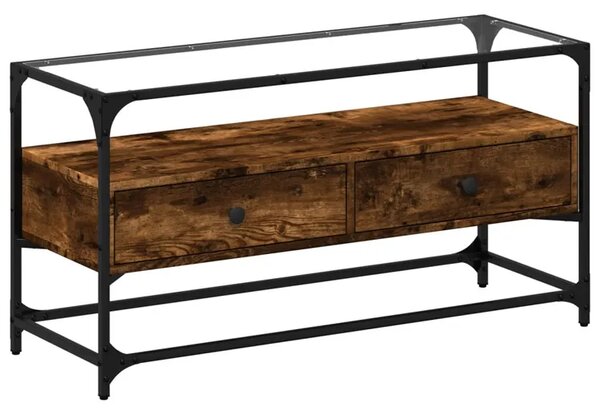 Minimalistyczna szafka pod TV przydymiony dąb G4-Z58