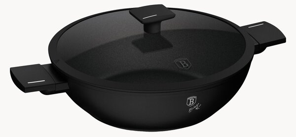 Wok z pokrywką Matte Black Collection