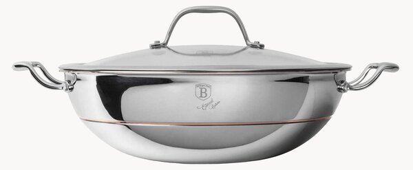Wok z pokrywką Copper Touch