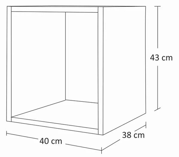 Meblościanka modułowa czarny połysk B1-C77