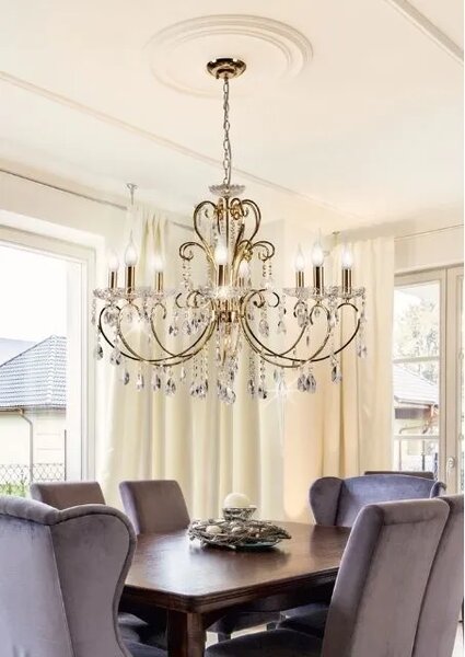 Żyrandol w stylu glamour - 6X K151 K0-S93
