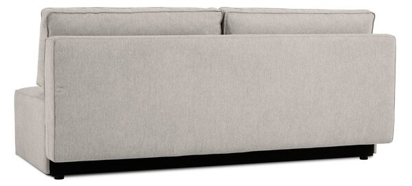 Beżowa rozkładana sofa ze schowkiem 202 cm Dora – Scandic