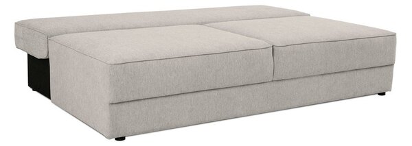 Beżowa rozkładana sofa ze schowkiem 202 cm Dora – Scandic