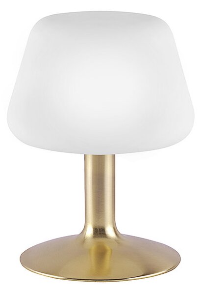 Mosiężna lampa stołowa z 3-stopniowym ściemniaczem dotykowym, w tym LED - Tilly Oswietlenie wewnetrzne