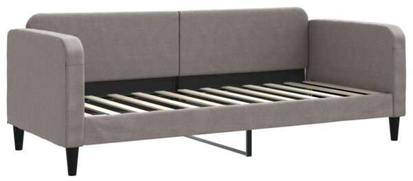 Sofa z funkcją spania, kolor taupe, 80x200 cm, obite tkaniną