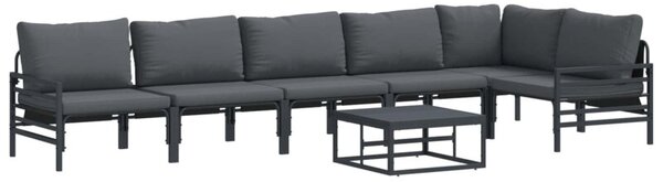 Zestaw sof ogrodowych z poduszkami - nowoczesny design i komfort na tarasie
