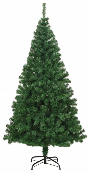 Sztuczna choinka o grubych gałązkach, zielona, 210 cm, PVC