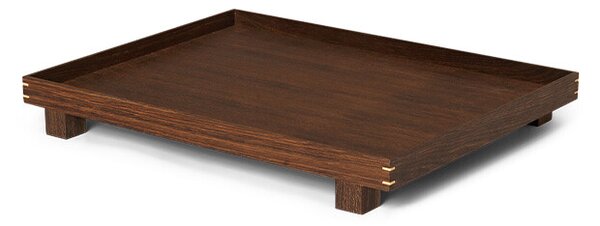 Ferm Living - Bon Wooden Tray Large Smoked Oak