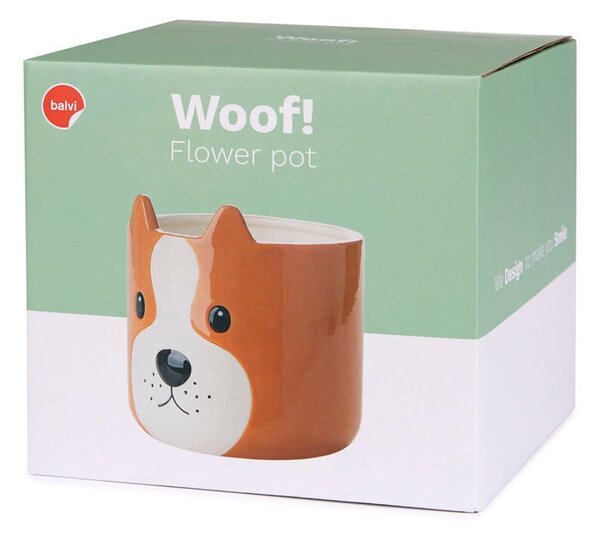 Ceramiczna doniczka ø 13,5 cm Woof – Balvi