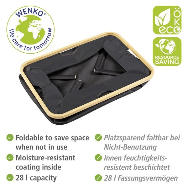 Tekstylne koszyki zestaw 2 szt. Ecori – Wenko