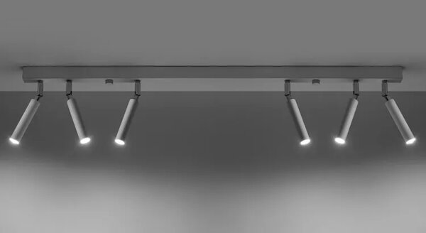 Biały plafon sufitowy LED z reflektorami - EX675 E5-S25