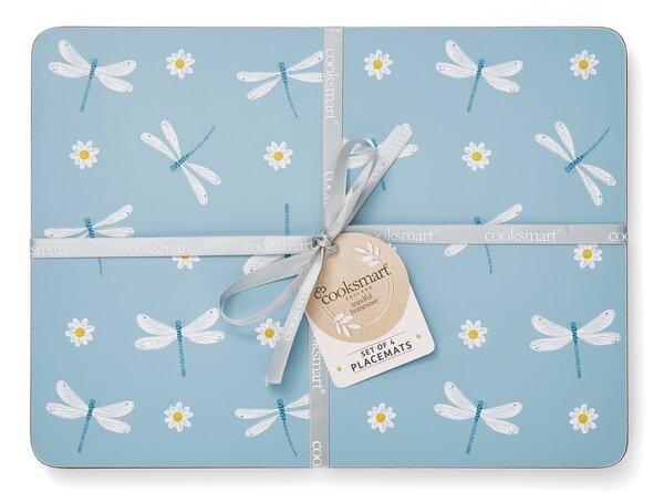 Korkowo-papierowe maty stołowe 4 szt. 21.5x29 cm English Meadow – Cooksmart ®