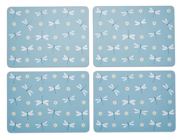 Korkowo-papierowe maty stołowe 4 szt. 21.5x29 cm English Meadow – Cooksmart ®