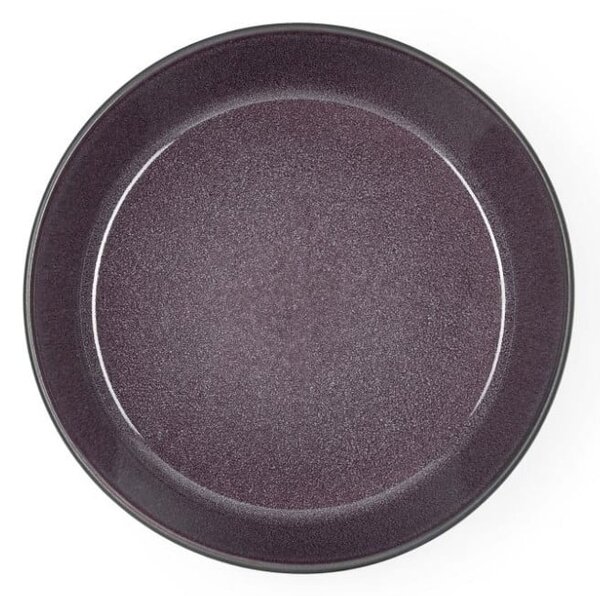 Czarna/fioletowa kamionkowa miska Gastro Black/Purple – Bitz