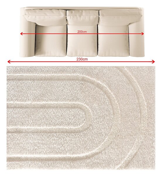 Dywan Oslo cream 160x230 cm