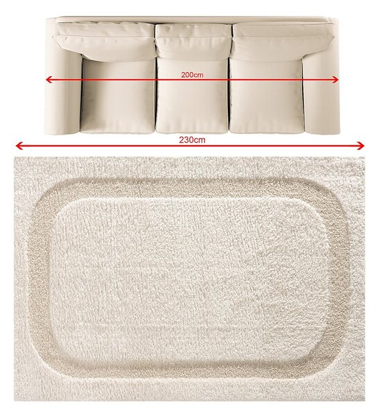 Dywan Halo cream 160x230 cm