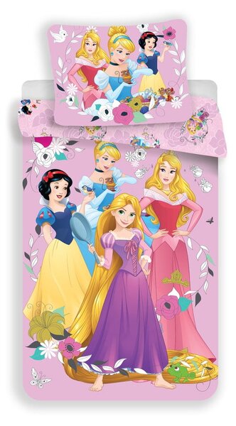 Bawełniana dziecięca pościel jednoosobowa 140x200 cm Princess – Jerry Fabrics