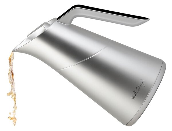 Termos w kolorze matowego srebra 1 l Soho – Vialli Design