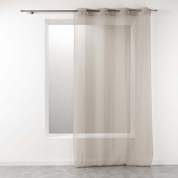 Brązowa firanka 140x280 cm Telma – douceur d'intérieur