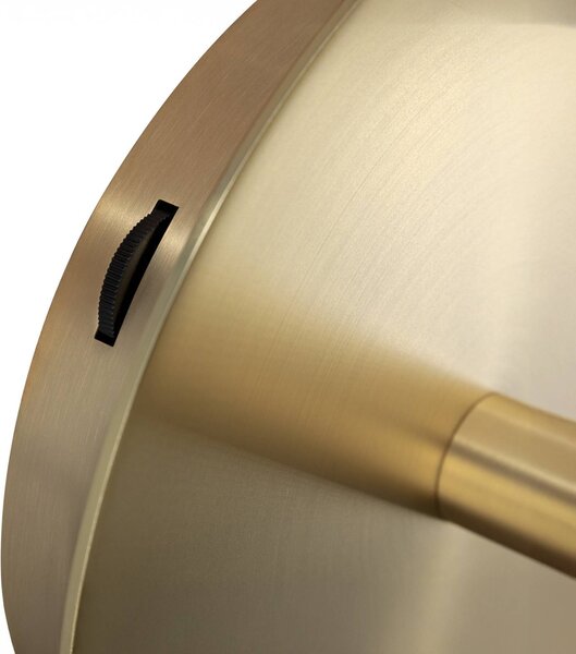 UMAGE Kinkiet designerski Omni, możliwość ściemniania, mosiężny / złoty, salon / jadalnia, metal, design