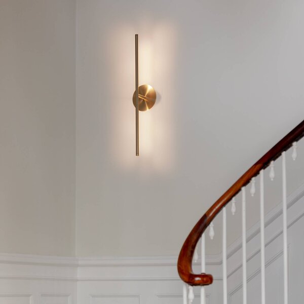 UMAGE Kinkiet designerski Omni, możliwość ściemniania, mosiężny / złoty, salon / jadalnia, metal, design