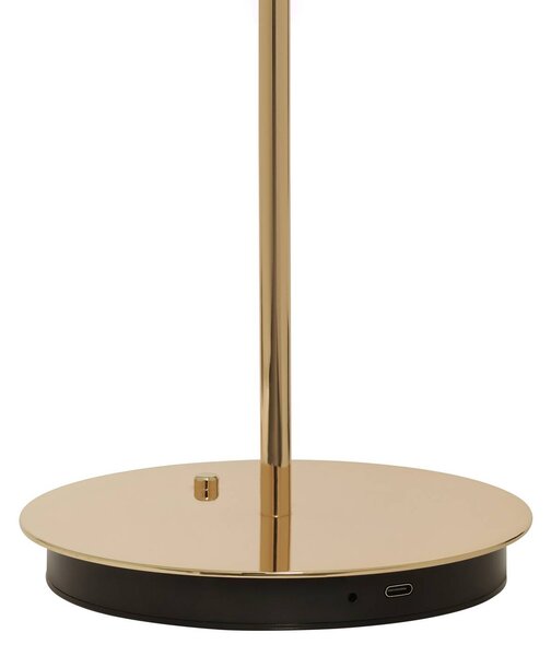 UMAGE Lampa stołowa LED Asteria Move, możliwość ściemniania, mosiężny / złoty, salon / jadalnia, metal, design