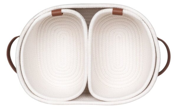 Tekstylne koszyki do łazienki zestaw 3 szt. 35x25x13 cm Jarana – House Nordic