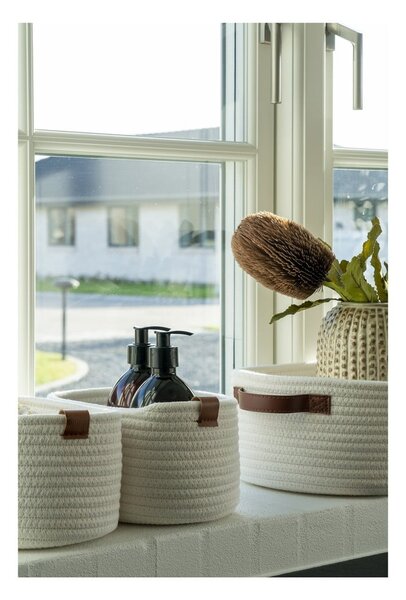 Tekstylne koszyki do łazienki zestaw 3 szt. 35x25x13 cm Jarana – House Nordic