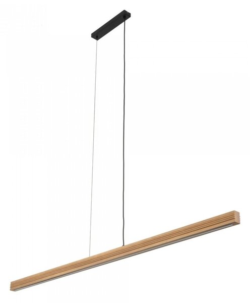 Lampa wisząca LED 24W VIGA WOOD 11652 TK Lighting – stylowa listwa sufitowa do salonu i jadalni