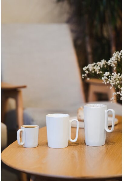 Białe kamionkowe kubki na espresso zestaw 2 szt. 80 ml Fuori – Vialli Design
