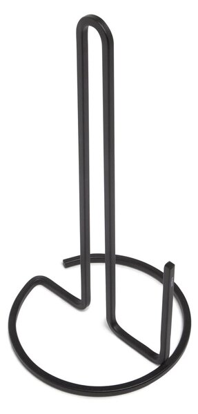 Czarny stalowy stojak na ręczniki kuchenne ø 17 cm Squire – Umbra