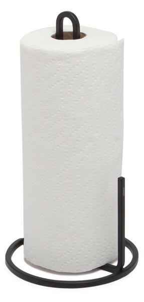 Czarny stalowy stojak na ręczniki kuchenne ø 17 cm Squire – Umbra