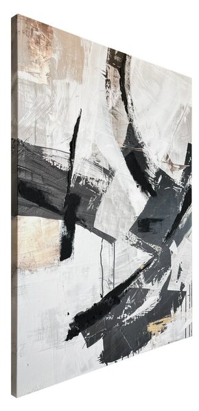 Obraz z ręcznie malowanymi elementami 70x100 cm Ash – Styler