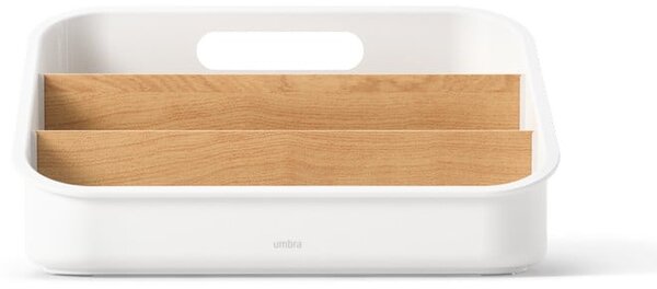 Biały plastikowy organizer łazienkowy Bellwood – Umbra
