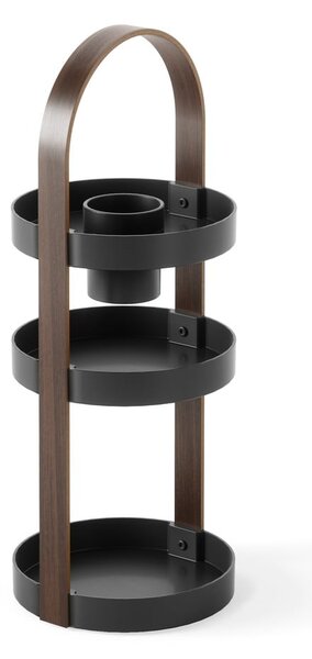 Czarny organizer łazienkowy z plastiku z recyklingu Bellwood – Umbra