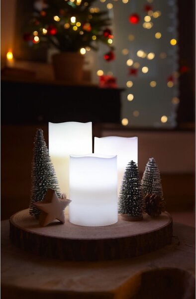 Świeczki LED zestaw 3 szt. (wysokość 10 cm) – Hilight
