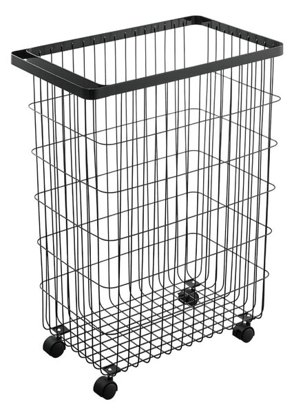 Czarny metalowy kosz na pranie 55 l Tower – YAMAZAKI