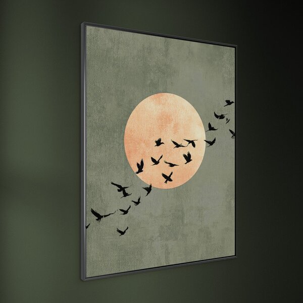 Obraz drukowany z ramą w zestawie 60x80 cm Midnight Flight – Styler