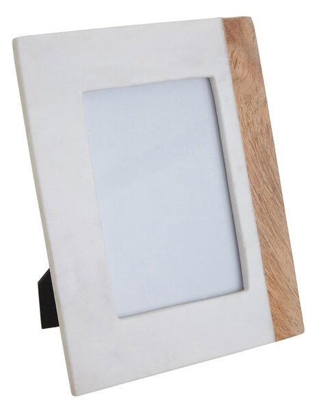 Biało-naturalna kamienna ramka 20x25 cm Sena – Premier Housewares