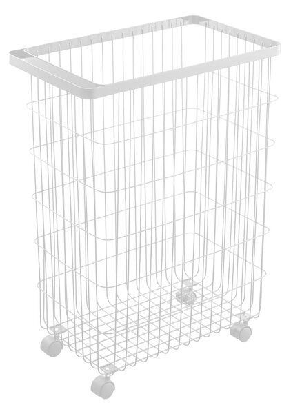 Biały metalowy kosz na pranie 55 l Tower – YAMAZAKI