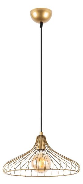Lampa wisząca w kolorze złota z metalowym kloszem ø 36 cm Depay – Opviq lights