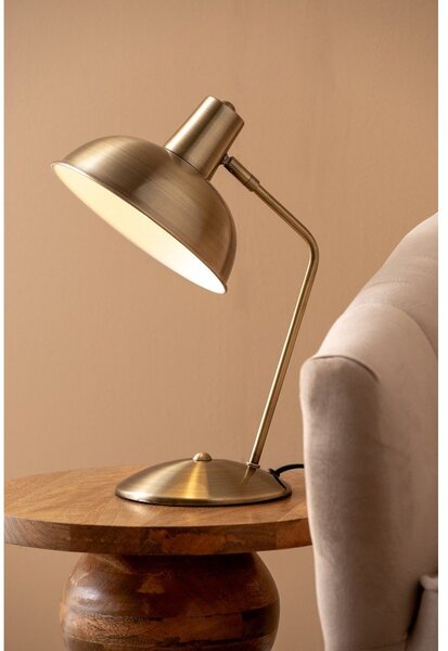Lampa stołowa w kolorze złota Leitmotiv Hood