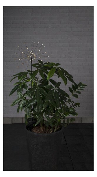 Ogrodowa lampa solarna LED z białymi diodami Star Trading Firework, wys. 100 cm