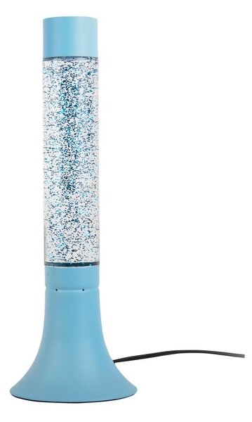 Niebieska lampa stołowa ze szklanym kloszem (wysokość 37,5 cm) Astro Glittler – Leitmotiv