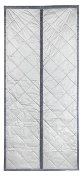 Zasłona termiczna na drzwi w szaro-srebrnym kolorze 90x200 cm – Maximex