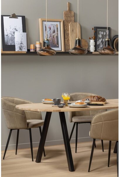 Półka na zdjęcia z litego drewna dębowego 120 cm Studio – WOOOD