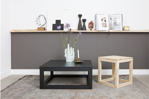 Półka na zdjęcia z litego drewna dębowego 120 cm Studio – WOOOD
