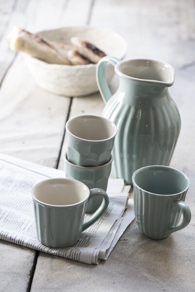 IB Laursen Zielony kubek ceramiczny MYNTE GREEN TEA