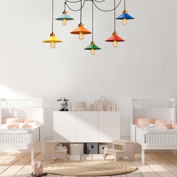 Lampa wisząca z metalowym kloszem ø 114 cm Manavgat – Opviq lights