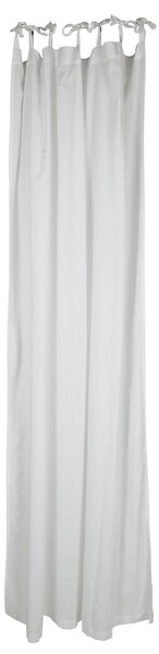 IB Laursen Biała zasłona z 7 wiązaniami WHITE 140x220 cm
